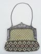 Ak22 - Damen - Handtasche Mit Perlenstickerei Wmf Straussenmarke Reines Jugendstil Accessoires Bild 2
