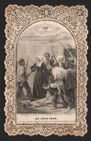 Heiligenbildchen - Andachtsbild - Holy Card - Image Pieuse - Santino / Von 1850 Bild