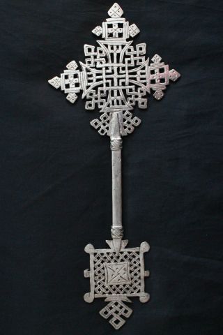 Äthiopien: Handkreuz Koptisch Orthodox.  Ethiopië Hand Cross Etiopía Cruz Mano Bild