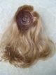 Alte Puppenteile Blonde Glatte Lang Haar Perücke Vintage Doll Hair Wig 40cm Girl Puppen & Zubehör Bild 4