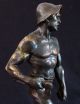 Franz Iffland 1862 - †1933 Waldarbeiter Um 1920 Signiert Giesserstempel Bronze Bild 6