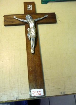 Nr.  7956.  Altes Kreuz Holzkreuz Kruzifix Bild
