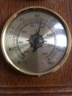 Wetterstation: Thermometer Hydrometer Barometer Auf Holz Wettergeräte Bild 1