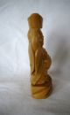 Alter Buddha,  Holz,  Holzschnitzerei,  Natur,  Gelackt,  H 12cm,  Toll,  Anschauen Antike Bild 1