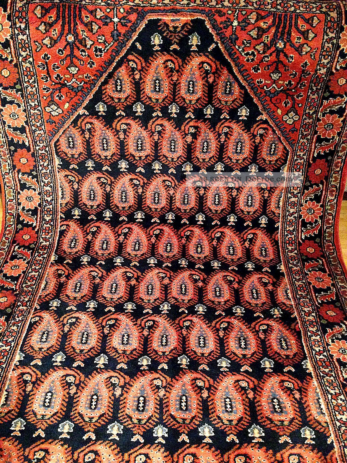 Teppich Handgeknüpft Handarbeit 210x104 Cm Carpet Tappeto Tapis Teppiche & Flachgewebe Bild