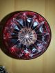 Sehr Schöne Bleikristall - Vase,  Kristallvase,  Überfangglas Geschliffen,  Rot Kristall Bild 3