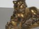 Tiger : Bronze/ Messing Tibet Um 1940 Entstehungszeit nach 1945 Bild 4