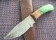 Jagdmesser Damast Messer Taschenmesser Damast Skinner 21 Cm Handarbeit Top Jagd & Fischen Bild 4