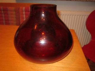 Wmf Zalloni Vase Rot Rund Durchmesser Ca.  23 Cm Bild