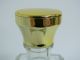 Whiskey Flasche Karaffe Aus Glas Mit Goldfarbenem Stopfen 24,  5 Cm Kristall Bild 3