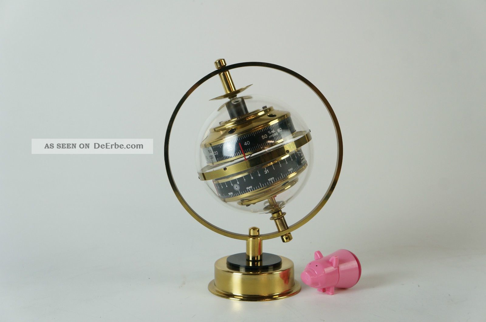 Sputnik Wetterstation Kult Space Age Pop Art 70er Gecheckt Top Gold Farben 24 Cm Wettergeräte Bild