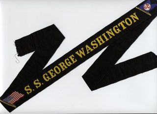Mützenband S.  S.  George Washington Bild