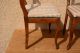 2 Biedermeier Nußbaum StÜhle SchÖn Gepolstert Polster Stuhl SÜddeutsch Vintage Stühle Bild 4