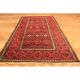 Alt Handgeknüpft Orient Sammler Teppich Art Deco Belutsch Old Carpet 105x205cm Teppiche & Flachgewebe Bild 2
