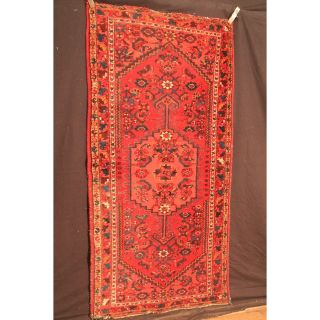 Alt Handgeknüpft Orient Teppich Malaya Kurde Old Rug Carpet Tappeto 210x105cm Bild