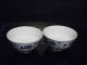 Antique Chinese Blue & White Porcelain Bowls Handpainted Asiatika: China Bild 9