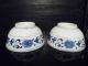 Antique Chinese Blue & White Porcelain Bowls Handpainted Asiatika: China Bild 1