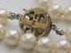 Jugendstil Echte Perlen Kette Perlenkette 333er Gold Verschluß 32 Gr.  Top Schmuck nach Epochen Bild 3