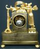 Feuervergoldete Pariser Empire Pendule Armor Und Psyche Marion Fils Paris 1815 Antike Originale vor 1950 Bild 6