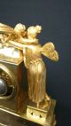 Feuervergoldete Pariser Empire Pendule Armor Und Psyche Marion Fils Paris 1815 Antike Originale vor 1950 Bild 7