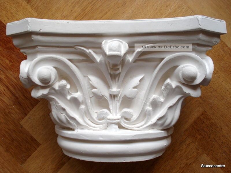 Stuckform Form Korinth.  Kapitell Für Säule Bastler Hobby Ausverkauf Gießform Nostalgie- & Neuware Bild