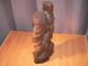 8 Afrikaner Handgeschnitzt - Holzfigur Holz Figur Skulptur Alt - Ebenholz Antik Holzarbeiten Bild 3