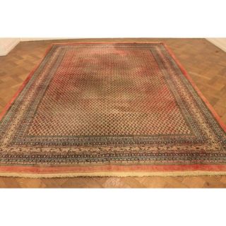 Wunderschöner Orginal Handgeknüpfter Orient Sa Rug Mir Teppich Carpet 370x270cm Bild