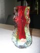 Murano Massive Mandruzzato Scheiben Vase 50er - 60er Jahre,  Made In Italy Glas & Kristall Bild 1