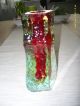 Murano Massive Mandruzzato Scheiben Vase 50er - 60er Jahre,  Made In Italy Glas & Kristall Bild 2