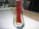 Murano Massive Mandruzzato Scheiben Vase 50er - 60er Jahre,  Made In Italy Glas & Kristall Bild 4