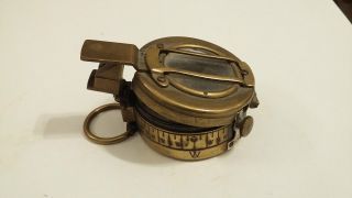 Messing Kompass Bezeichnet Mit Mk.  Iii 1943 Ckc/c Wohl 2.  Weltkrieg England Bild