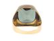 Art Deco Herren Siegel 14 K 585 Gelb Gold Flaschen Grüner Turmalin Ring Antik Ringe Bild 3