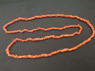 Endlos Korallen Kette 82 Cm Collier Coral Necklace Bild