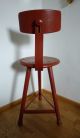 Bauhaus Stuhl Art Deco Architektenstuhl Werkstattstuhl Vintage Chair 30er 1920-1949, Art Déco Bild 5