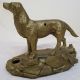 Labrador Retriever Figur Bronze Schreibtischset Antik Signiert Antike Bild 4