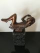 Orig.  Ernst Fuchs Bronze Papageno Les Beaux Arts Marmorsockel Parfum 1950-1999 Bild 1