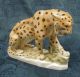 Thüringen Gräfenthal Porzellan Tier Figur Leopard Antik Sammlerstück Sehr Selten Figuren Bild 2