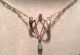 Antike Jugendstil - Kette Collier Mit Granat U.  Opal 925er Sterlingsilber Ketten Bild 1