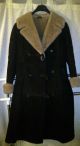 Vintage Zaren Lammfell Damen Mantel7 Dufflecoat - GrÖße: 36 Farbe: Braun Kleidung Bild 2