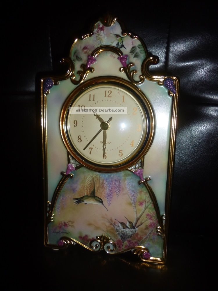 Porzellan Uhr Gefertigt nach 1950 Bild