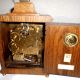 Bracket Clock Kaminuhr Tischuhr Stockuhr Westminster 4/4 Stutzuhr Warmink Wuba Gefertigt nach 1950 Bild 4
