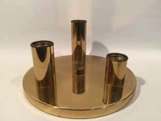 60er 70er Messing Sputnik Leuchte Lampe Design Lamp 60s 70s Brass Flush Mount, Bild
