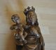 Holzschnitzerei Madonna Mit Jesuskind Skulptur Antiquitäten Holzarbeiten Bild 1