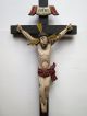 Gekreuzigter Christus / Handgeschnitzt / Holz / Bemalt Skulpturen & Kruzifixe Bild 1
