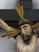 Gekreuzigter Christus / Handgeschnitzt / Holz / Bemalt Skulpturen & Kruzifixe Bild 3