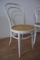 3 X Bugholz Wiener Kaffeehaus Stuhl Stühle Mit Geflecht,  In Weiß Stühle Bild 1