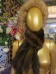 Rusischen Bargusin Zobel,  Sable Fur Stola,  Schal,  Krawatte Pelz 2 St.  155 Cm Lang Kleidung Bild 4