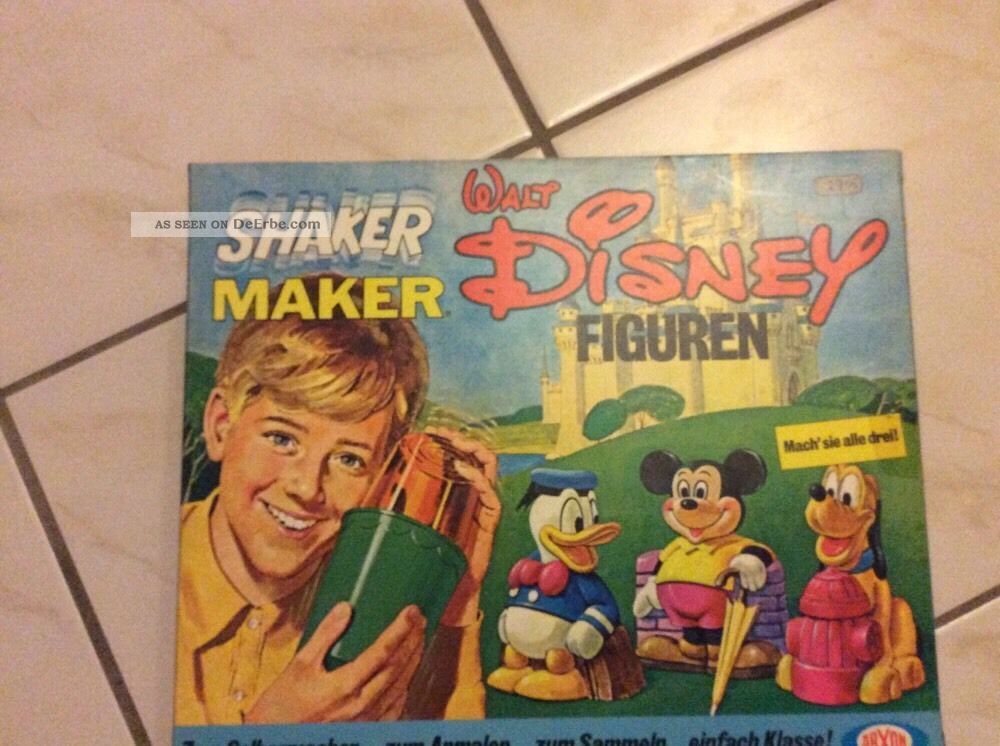 Arxon Shaker Maker 1973 Walt Disney Ideal Toys Micky Donald Pluto In Ovp