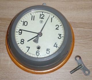 Uhr Chronometer Borduhr Schiffsuhr Udssr Ussr Ddr Soviet Communism Clock Watch Bild