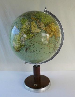 Columbus Großer Globus Aus Pappe Pappglobus 30er Jahre Bild